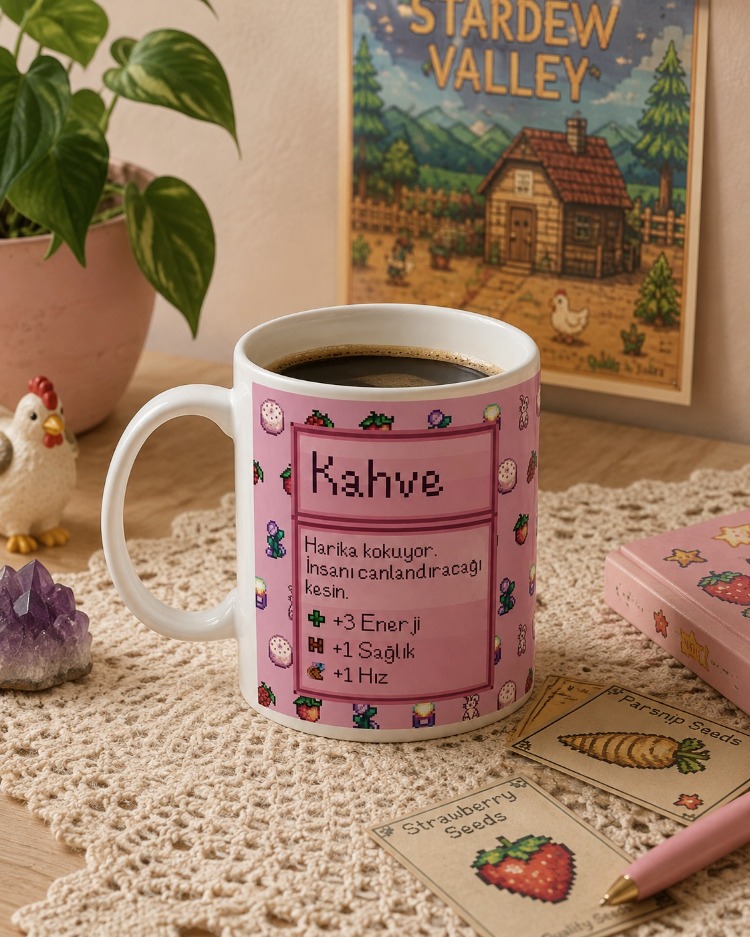 Stardew Valley Pembe Kahve