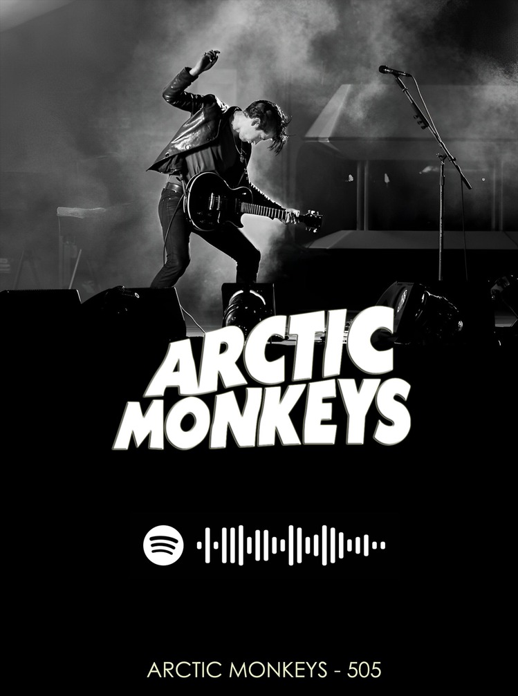 Kişiselleştirilebilir Spotify Kodlu Poster Dizaynı