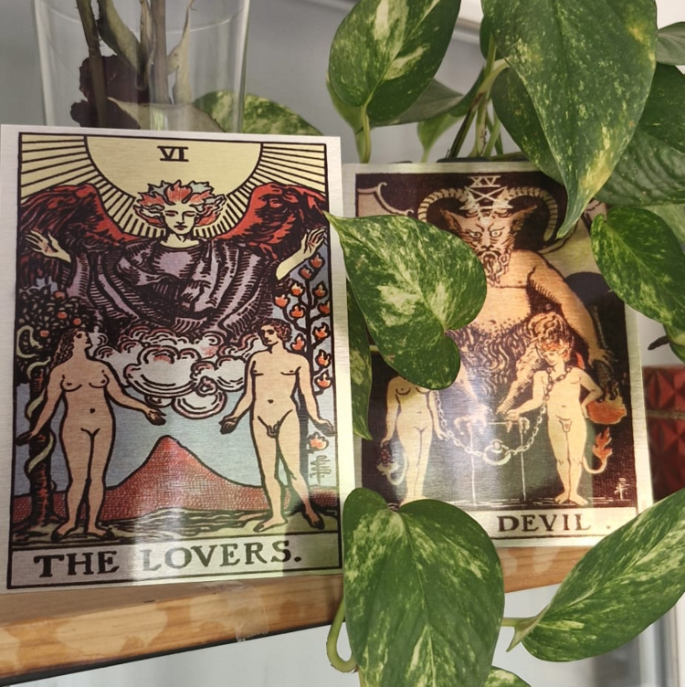 Tarot Metal Poster Seti