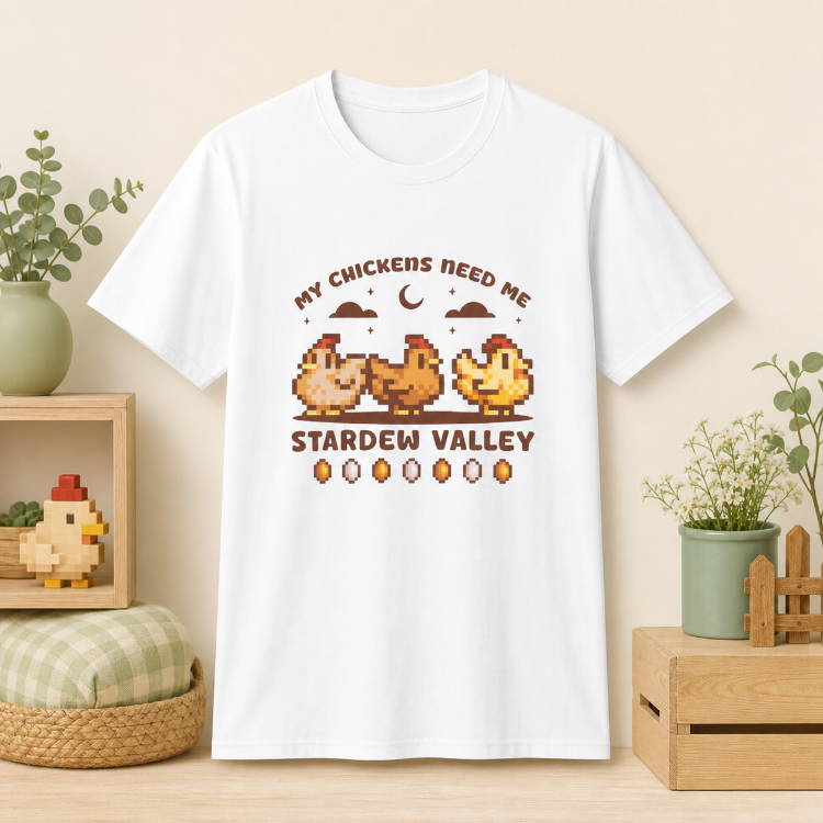 My Chickens Need Me Tişört