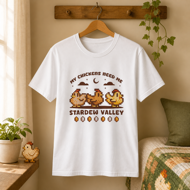 My Chickens Need Me Tişört