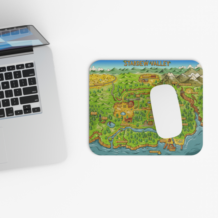 Stardew Valley Haritası Mousepad