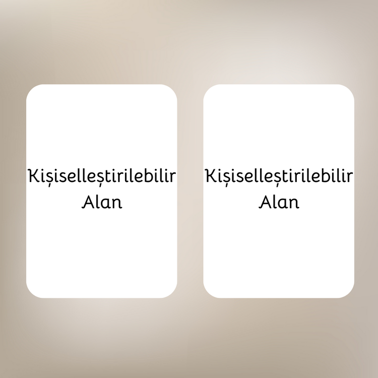 Kişiselleştirilebilir Magnet 2'li