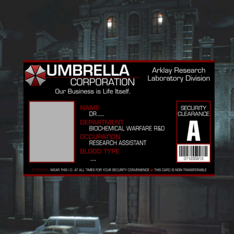 Resident Evil Kimlik Kartı
