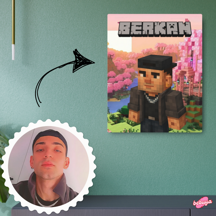Minecraft Kişiselleştirilebilir Poster