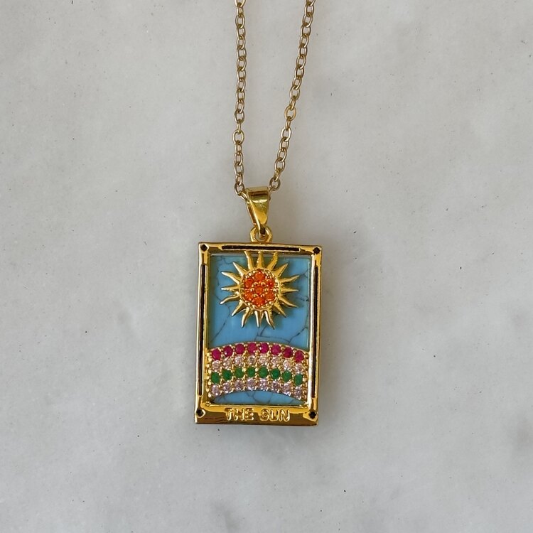 Gold The Sun Kolye