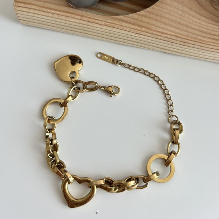 Heart Attack Bileklik Gold