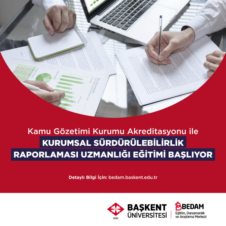 AÇIKLAMAYI OKUYUNU Kurumsal Sürdürülebilirlik Raporlaması Uzmanlığı Eğitimi