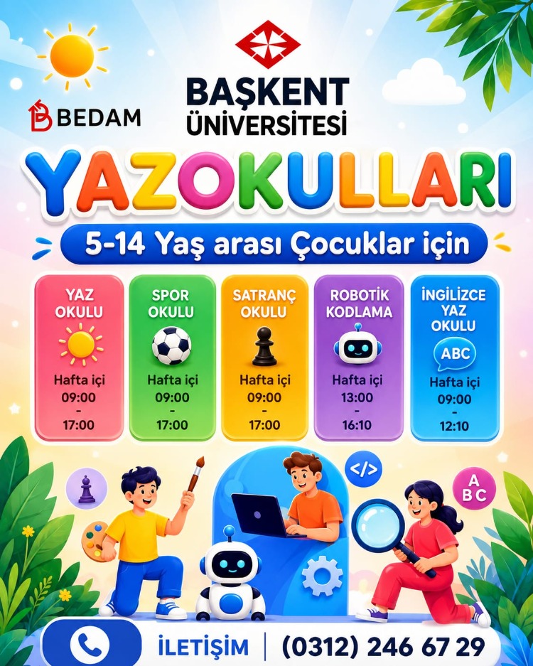 7- 8 Yaş Arası Çocuklar İçin Yaz okulu