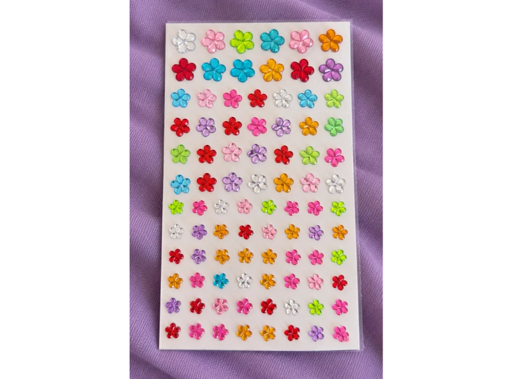 Taş Sticker çiçekli