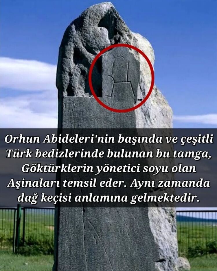 Çelik Aşina Tamgası Kolye