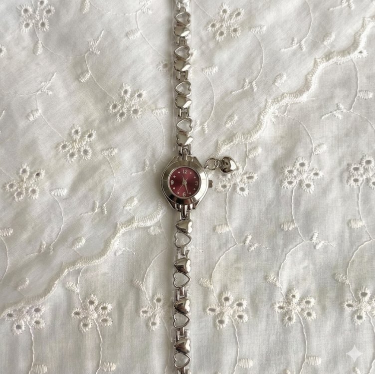 charmlı silver pinterest saat