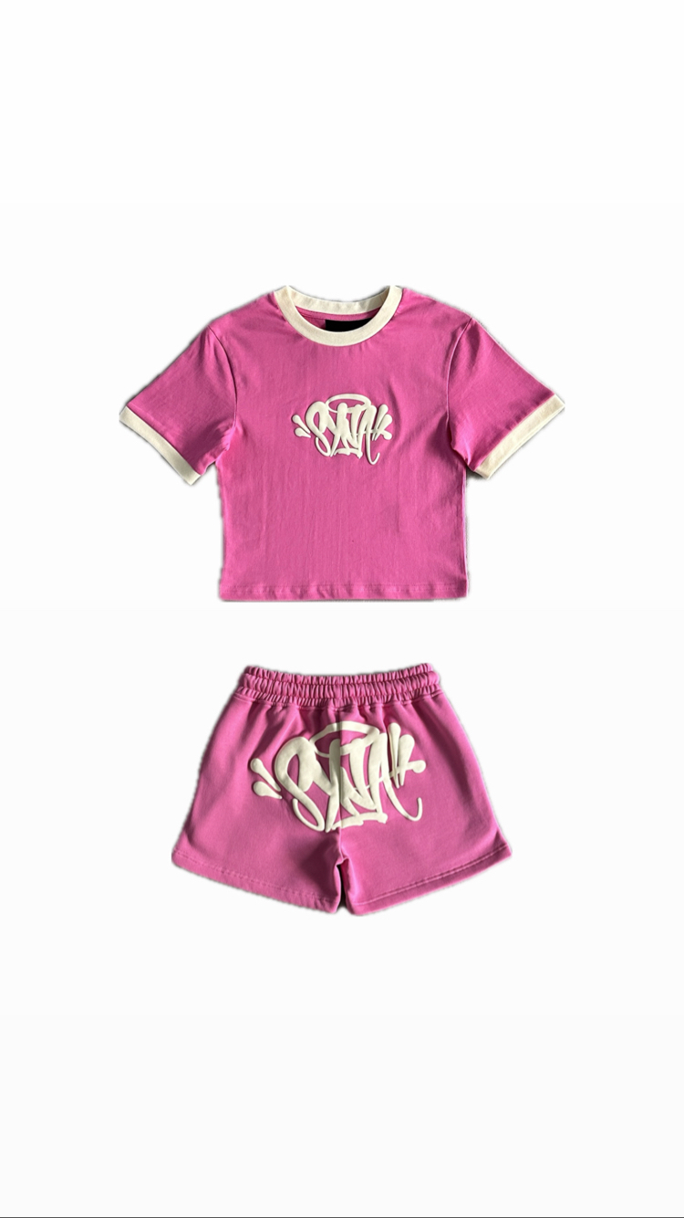 Syna World Woman Pink T-Shirt + Shorts 