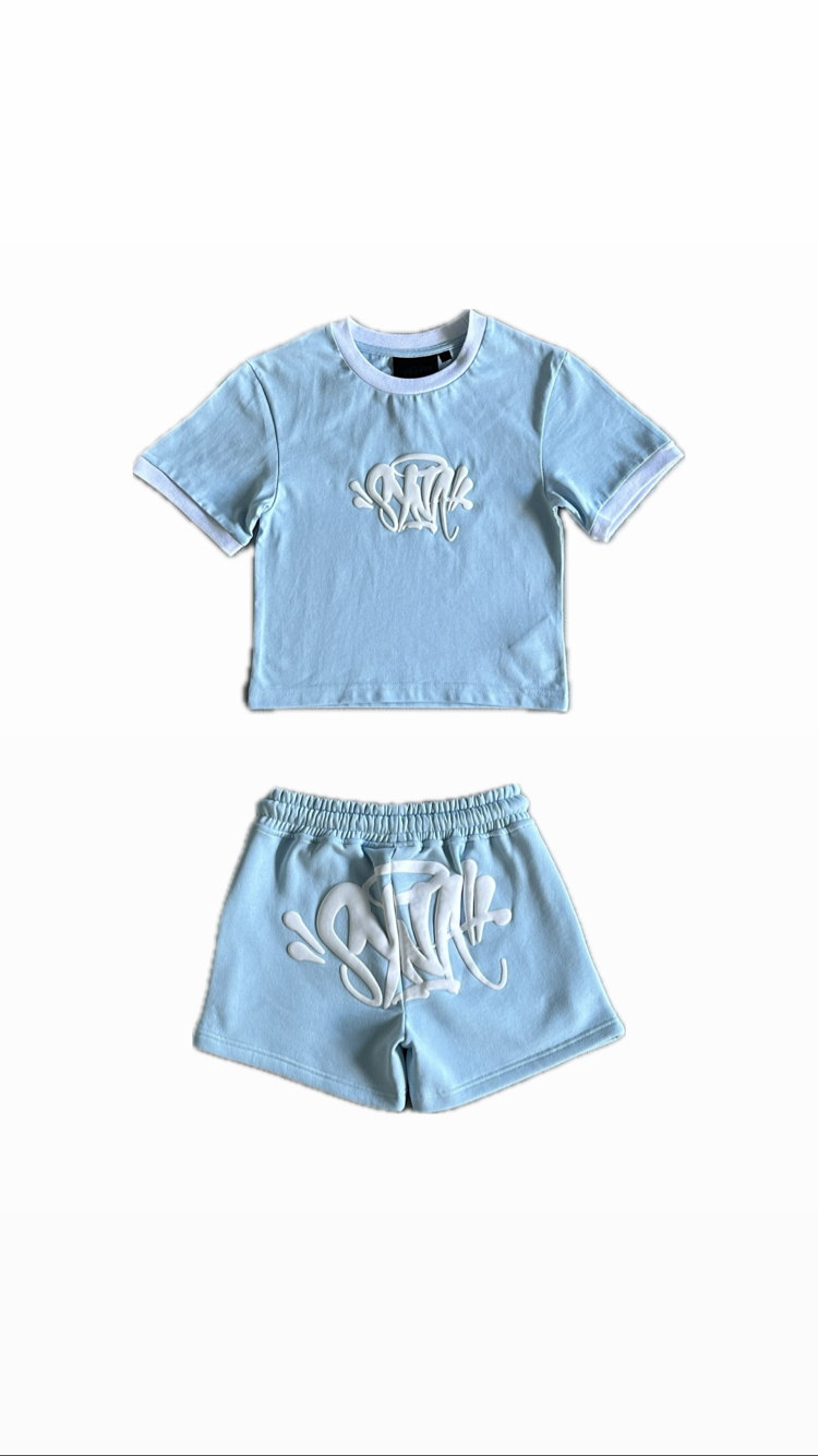 Syna World Baby Blue T-Shirt + Shorts