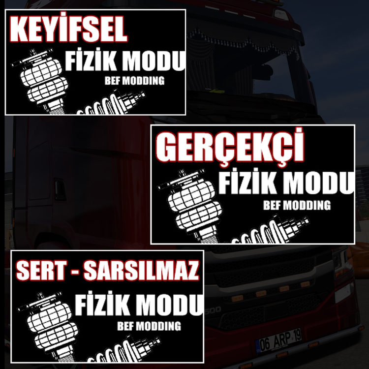 TÜM MODLAR İÇİN 3 FARKLI FİZİK MOD PAKETİ