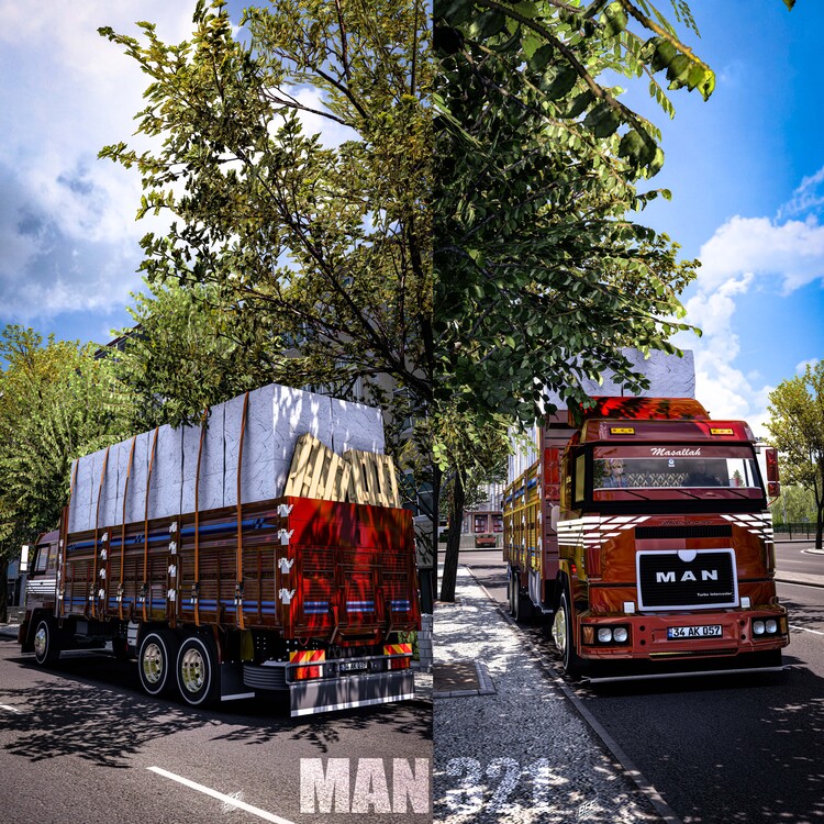 MAN 26.321 KAMYON MODU - KOCA KAFA MAN -
