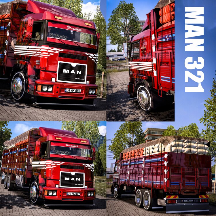 MAN 26.321 KAMYON MODU - KOCA KAFA MAN -