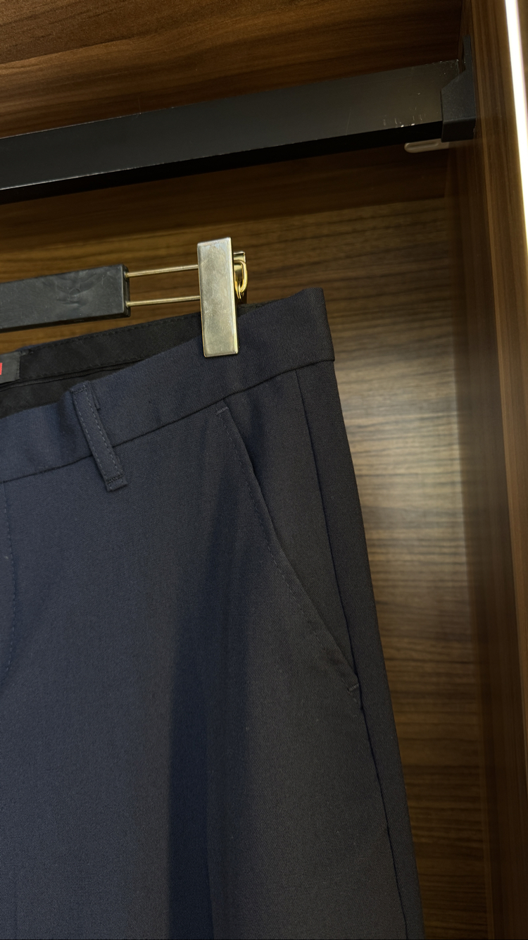 PRADA LACİVERT KUMAŞ PANTOLON