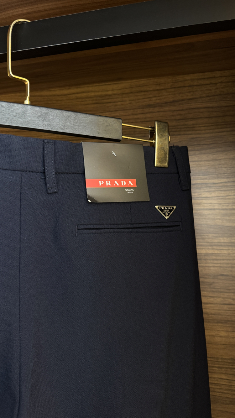 PRADA LACİVERT KUMAŞ PANTOLON