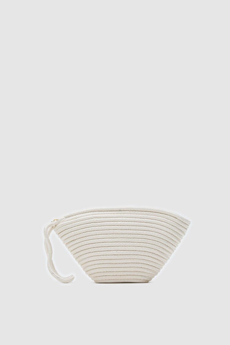 Likya Handmade Hasır Clutch Çanta