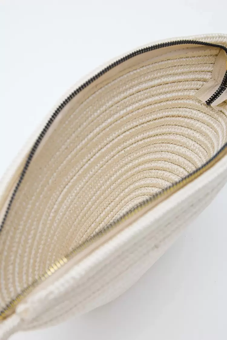 Likya Handmade Hasır Clutch Çanta