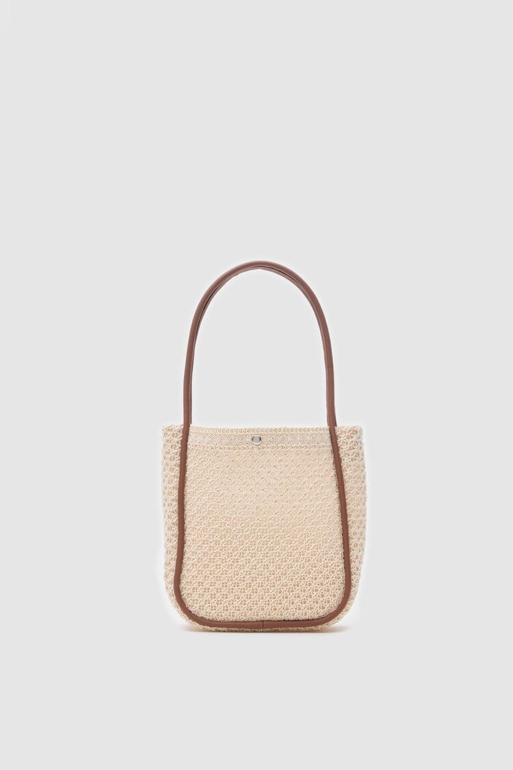Apollon Handmade Midi Hasır Omuz Çantası
