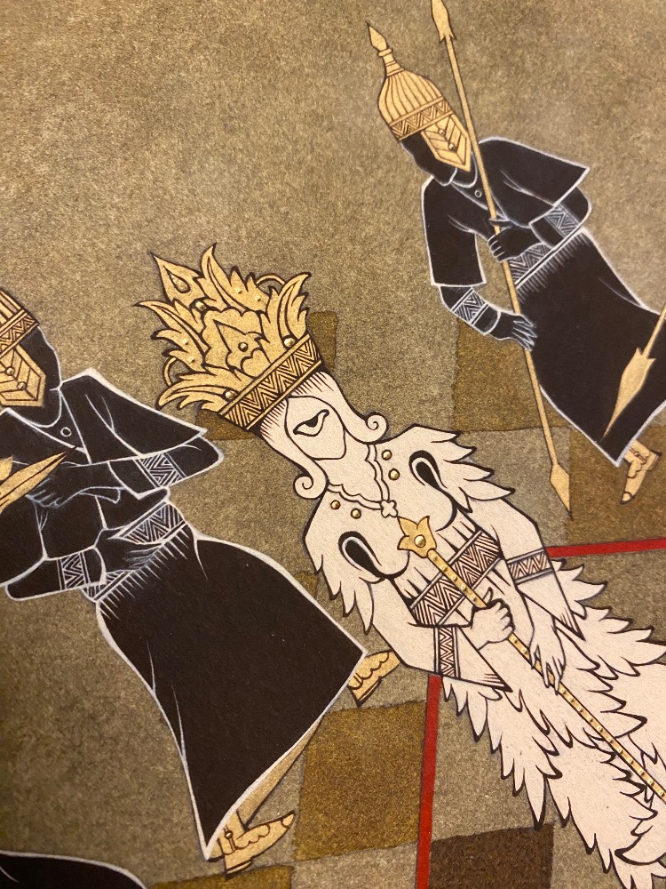 Boundaries of the Queen