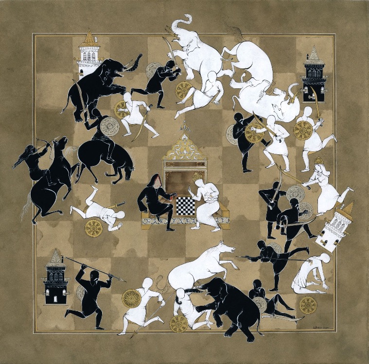 Death Playing Chess