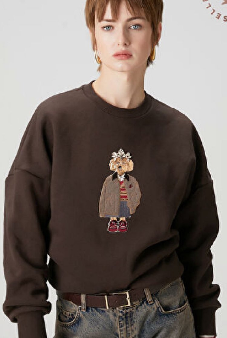 HA1 - Kahverengi Ayıcıklı Marka Sweat