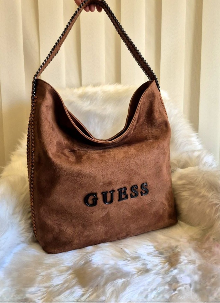 L06- Guess Süet Büyük Hobo