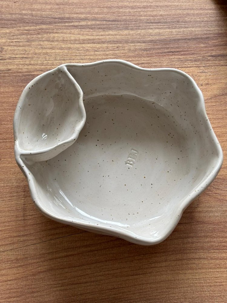 White Speckled Bowl