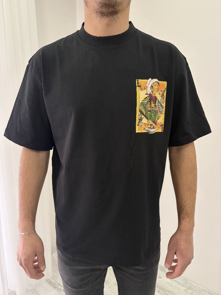 Redkit Oversize Siyah Tişört