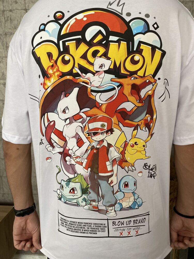 POKEMON TASARIMLI T-SHIRT