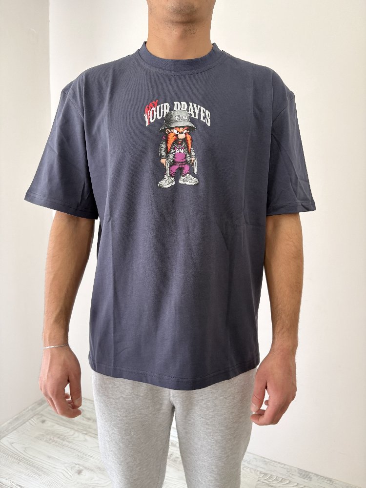 Yosemite Sam Oversize Füme Tişört
