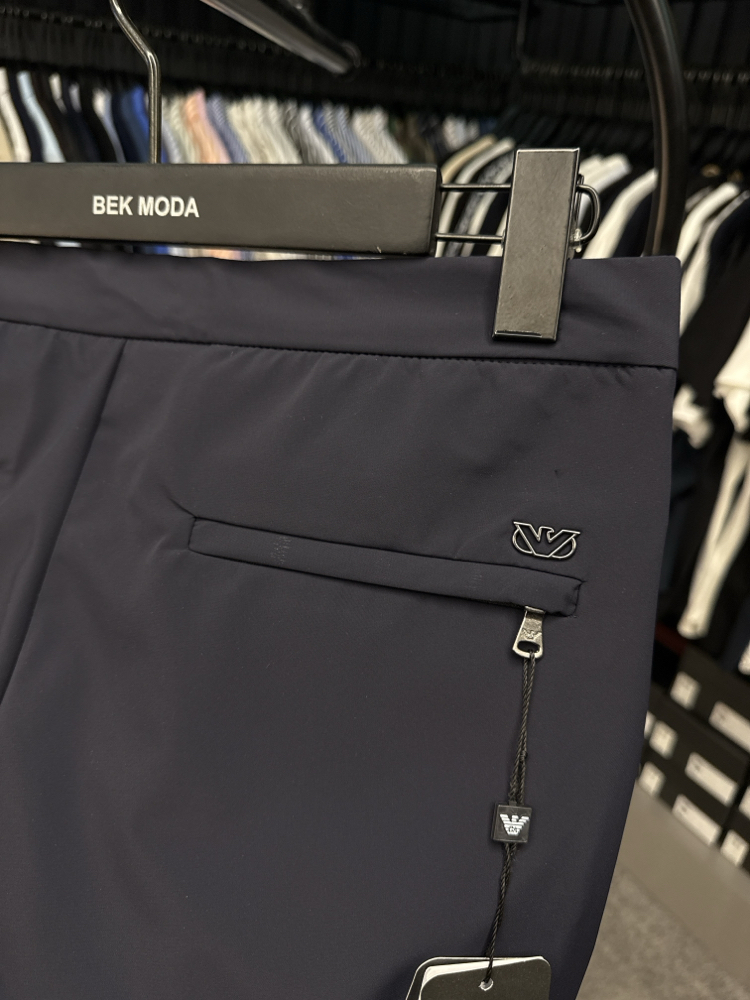 İthal Emporio Armani Kırışmayan Kumaş Jogger Pantolon(1087-Lacivert)