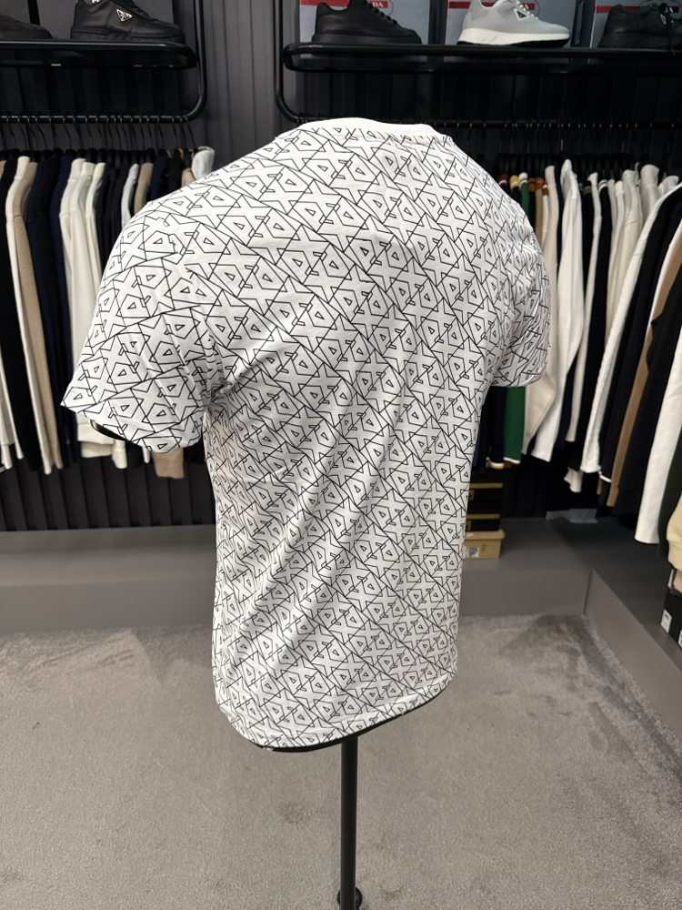 Armanı exchange dijital baskı T-shirt (26604-beyaz)