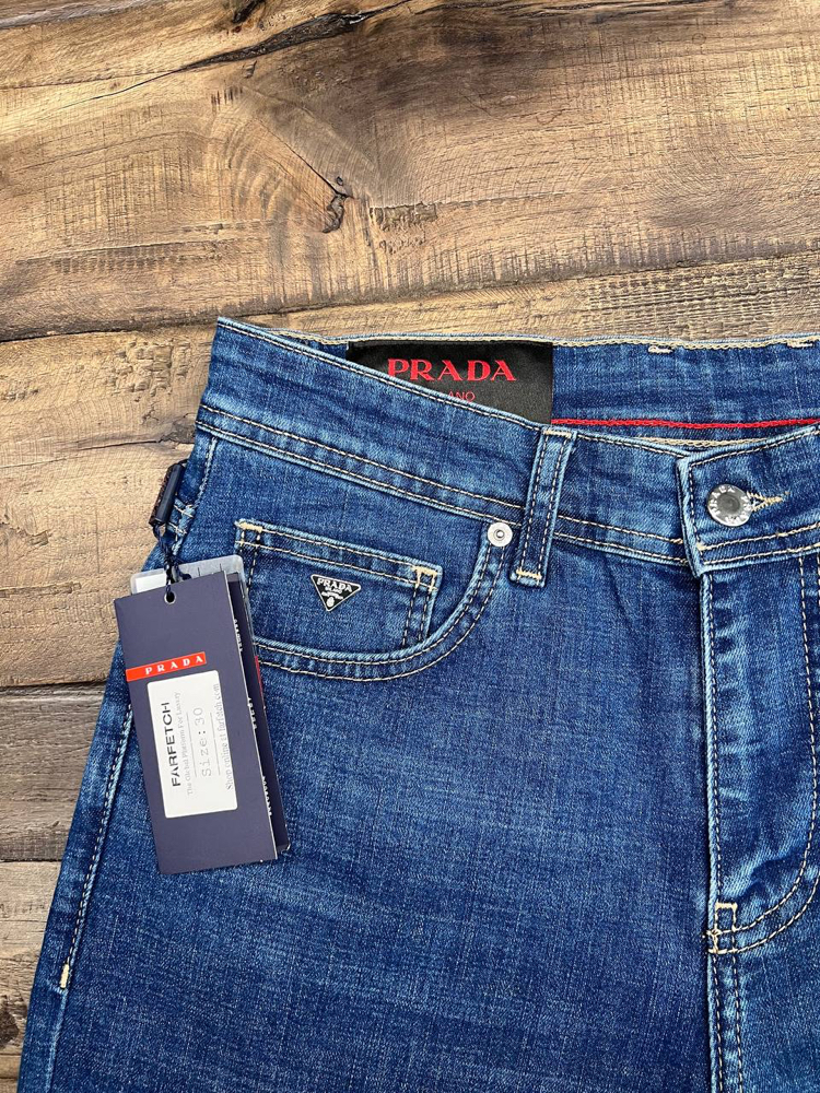 Prada Kot Pantolon (1417-Mavi)