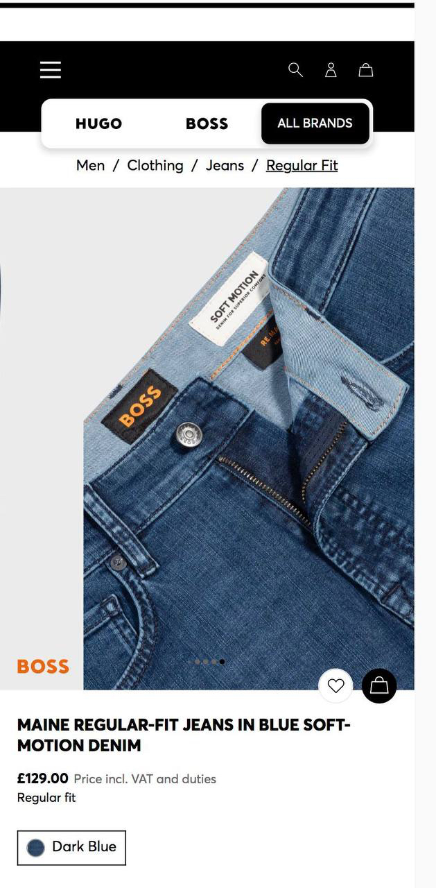 Boss Kot Pantolon (1023-Mavi)