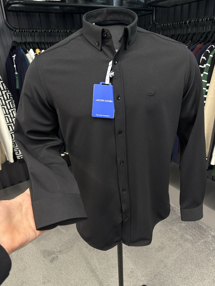 Outlet ürünü Jacob Cohen Kırışmayan Gömlek (9502-Siyah)