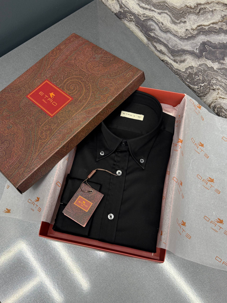 OUTLET ÜRÜNÜ Etro İthal Gömlek (4043-Siyah)