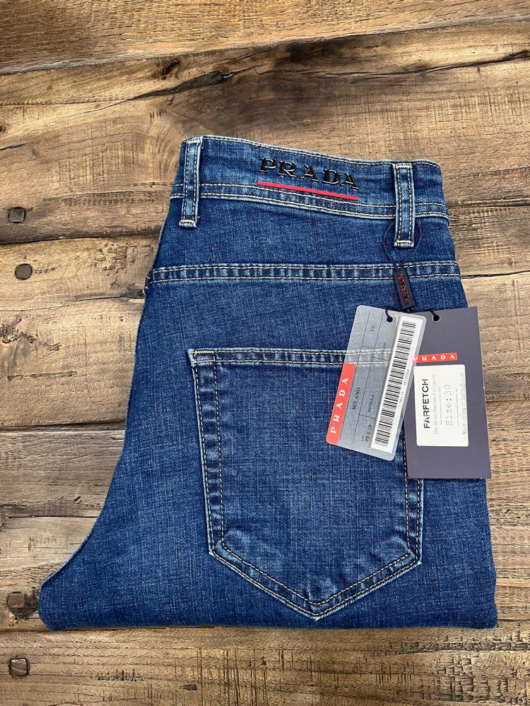 Prada Kot Pantolon (1417-Mavi)