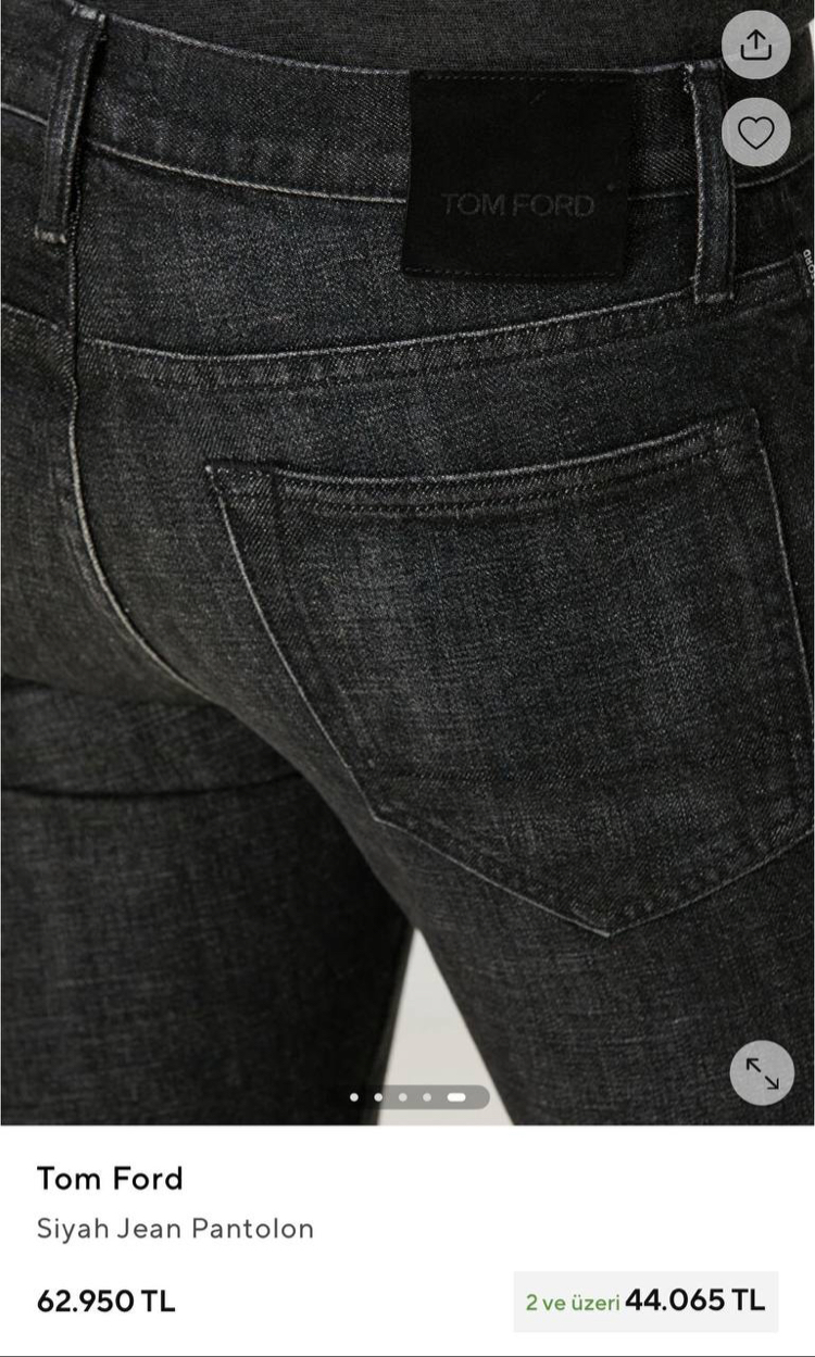 TOM FORD Kot Pantolon (1309-SİYAH)