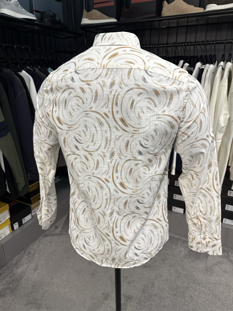 Etro Keten Gömlek (2132-Vizon)