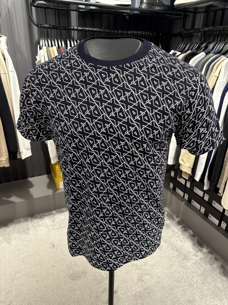 OUTLET ÜRÜNÜ Armanı exchange dijital baskı T-shirt (26604-lacivert)