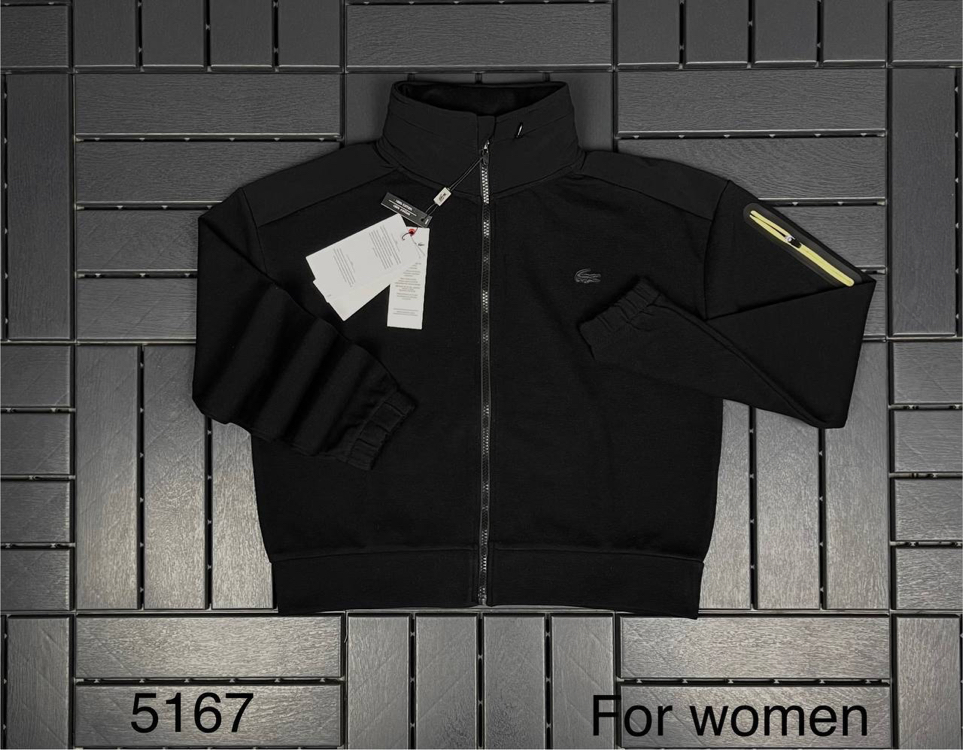 KADIN Tam Fermuarlı Sweat Gizli Kapşonlu (5167-Siyah