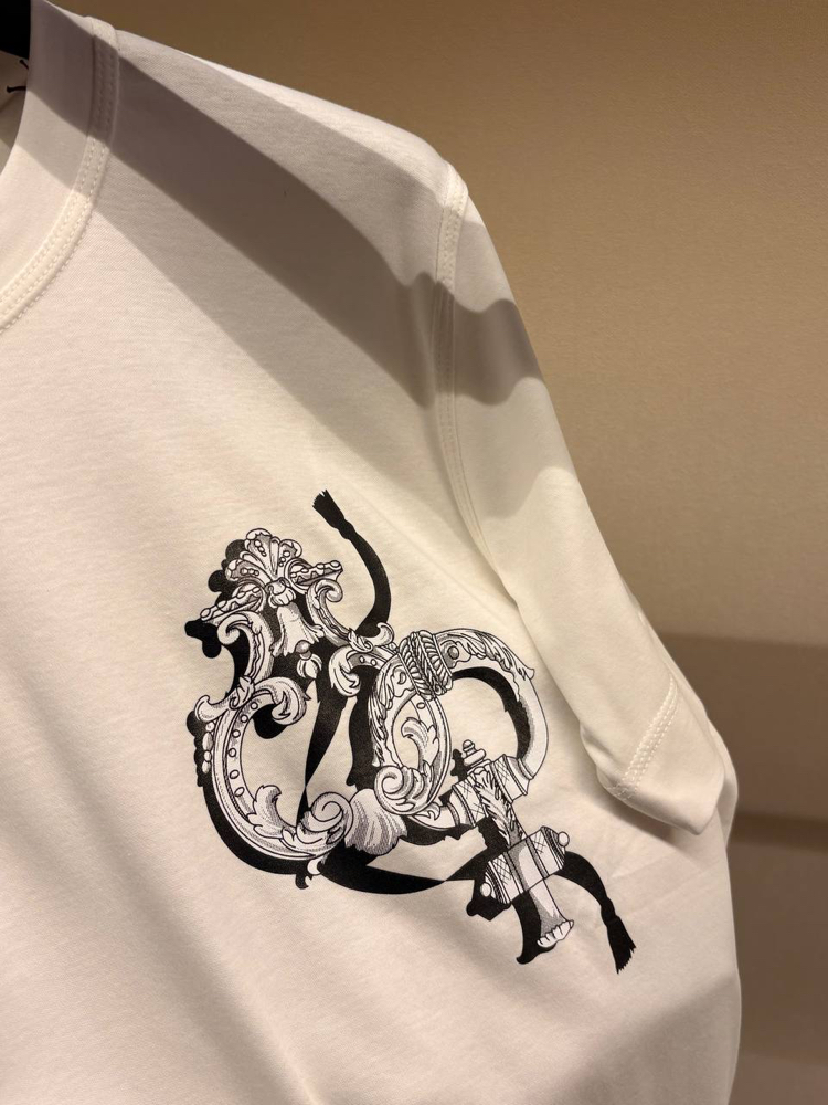 İthal Hermes T-shirt (4568-Beyaz)