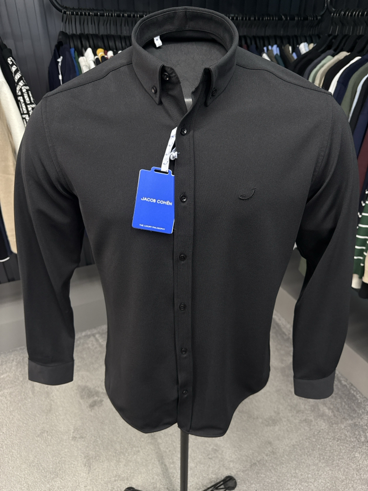 Outlet ürünü Jacob Cohen Kırışmayan Gömlek (9502-Siyah)