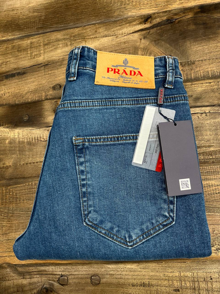 Prada Kot Pantolon (1143-Mavi)