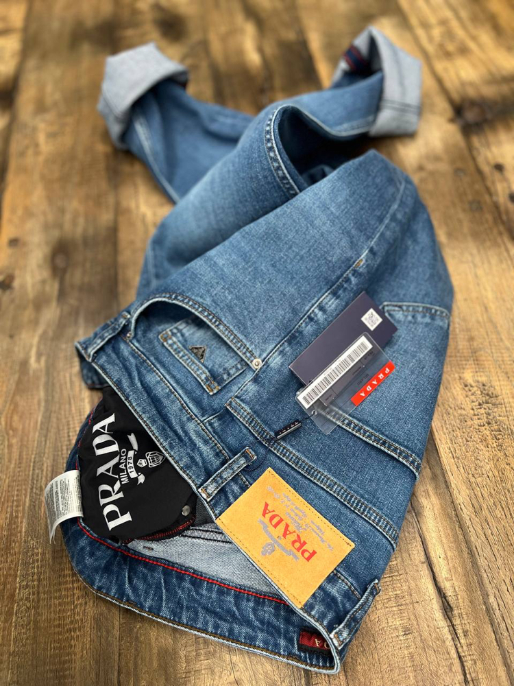 Prada Kot Pantolon (1143-Mavi)