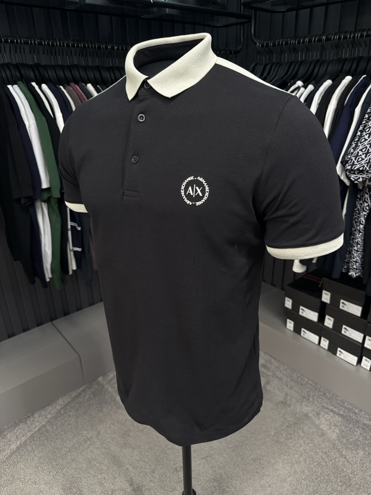 Armanı Exchange Polo Yaka (Siyah-Kodu-26606)